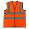 Durable Orange Safety Jackets Sleeveless Industrial Safety Polyester Fabric Manufacturers, Suppliers in Delhi