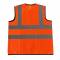 Durable Orange Safety Jackets Sleeveless Industrial Safety Polyester Fabric Manufacturers, Suppliers in Delhi