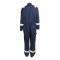 High Visibility Navy Blue Fire Retardant Suit Full Front Snap Button Placket Manufacturers, Suppliers in Delhi