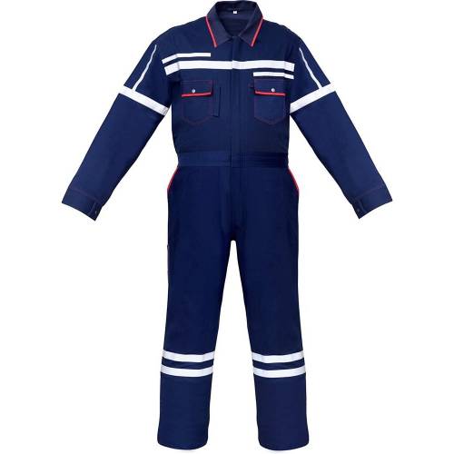 Premium Quality Reflective Boiler Suit Blue Cotton Fabric Ideal Manufacturers, Suppliers, Exporters in Delhi