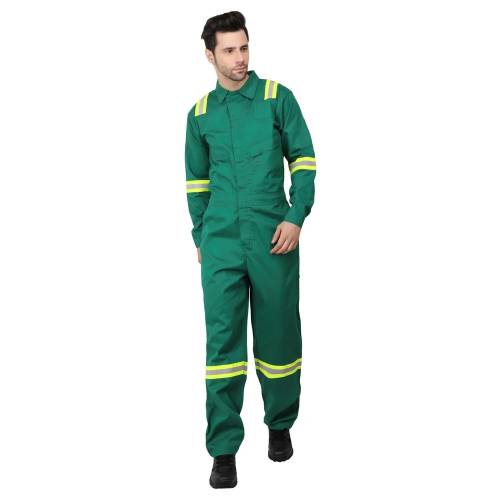 Protective Green Fire Retardant Coverall Cotton Full Sleeves Available Manufacturers, Suppliers, Exporters in Delhi